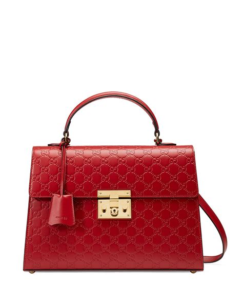 gucci red padlock medium|authentic Gucci padlock bag.